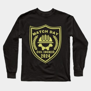 Match Day Civil Engineer 2024 Long Sleeve T-Shirt